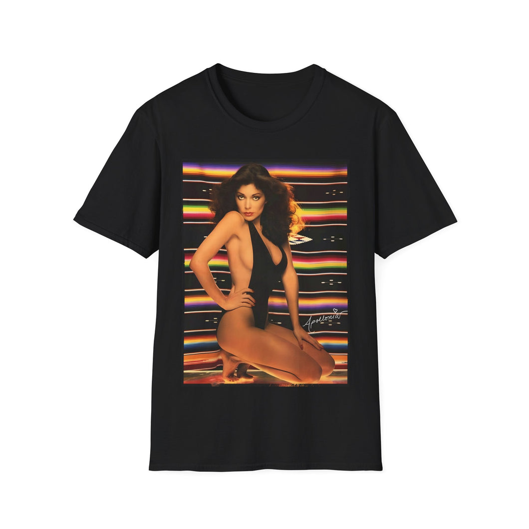 Apollonia 80's Black Swimsuit Unisex Softstyle T-Shirt