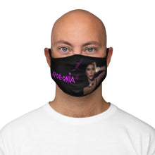 Load image into Gallery viewer, Apollonia "Purple Glow" Fitted Polyester Face Mask