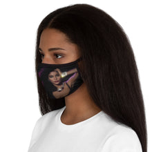 Load image into Gallery viewer, Apollonia "Purple Glow" Fitted Polyester Face Mask