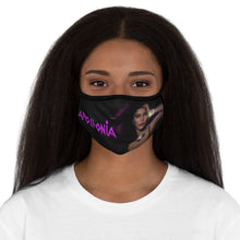 Load image into Gallery viewer, Apollonia "Purple Glow" Fitted Polyester Face Mask