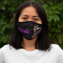 Load image into Gallery viewer, Apollonia "Purple Glow" Fitted Polyester Face Mask